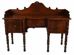 REGENCY MAHOGANY CORK SIDEBOARD