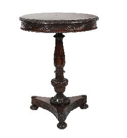 19TH-CENTURY ANGLO-INDIAN PADOUK TABLE