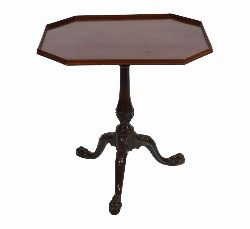 IRISH GEORGE III MAHOGANY TRAY-TOP TABLE