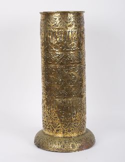 19TH-CENTURY BRASS STICK / UMBRELLA STAND