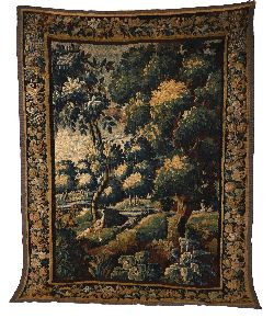 LATE 17TH-CENTURY FLEMISH VERDURE TAPESTRY