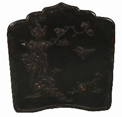 JAPANESE MEIJI PERIOD BRONZE PLAQUE