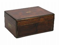 REGENCY ROSEWOOD BRASS-BOUND VANITY BOX - CAPTAIN WYSE