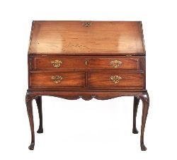 IRISH 19TH-CENTURY MAHOGANY WRITING BUREAU