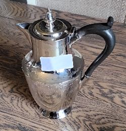 SILVER-PLATED COFFEE POT