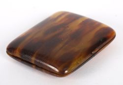 EARLY 20TH-CENTURY TORTOISESHELL CIGARETTE CASE