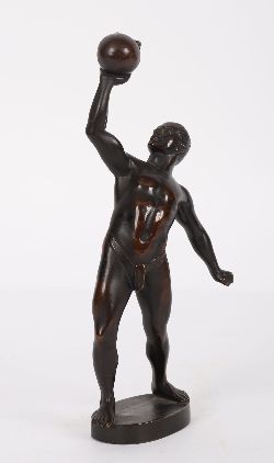FRANK PELESCH SIGNED BRONZE FIGURE