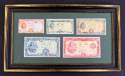 SET OF LADY LAVERY BANK NOTES