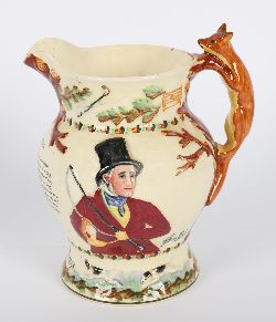 CROWN DEVON FIELDINGS MUSICAL JUG - JOHN PEEL
