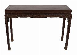 CHINESE QING DYNASTY HUANGHUALI ALTAR TABLE
