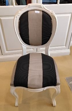 LOUIS XV STYLE PAINTED BEDROOM CHAIR