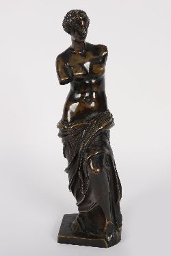 BRONZE GRAND TOUR FIGURE OF THE VENUS DE MILO