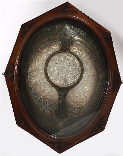 VICTORIAN ELKINGTON SILVER-PLATED "MILTON SHIELD" AFTER MOREL-LADEUIL
