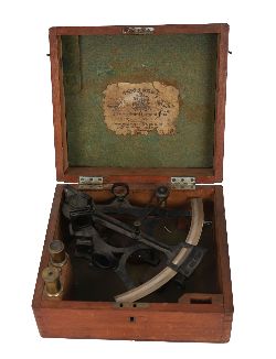 19TH-CENTURY NAUTICAL SEXTANT BY CHARLES J. GRAY, LIVERPOOL