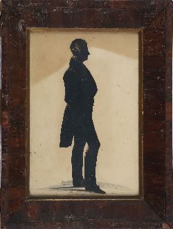 19TH-CENTURY SILHOUETTE PORTRAIT OF A GENTLEMAN