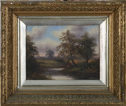 R. HULL, PAIR OF LANDSCAPE VIEWS