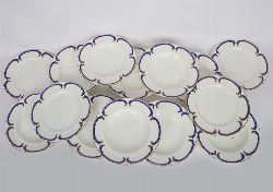 FORTY 19TH-CENTURY PORCELAIN SOUP PLATES