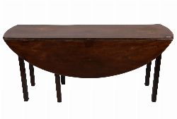 IRISH GEORGE III STYLE MAHOGANY HUNT OR WAKE TABLE