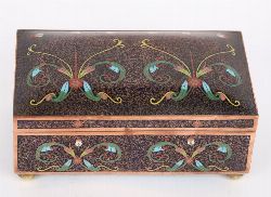 ART NOUVEAU CLOISONNE BOX