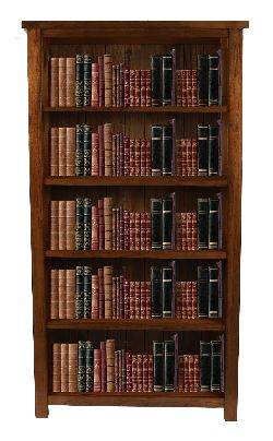 PINE OPEN BOOKCASE