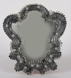 VENETIAN STYLE ETCHED GLASS DRESSING MIRROR