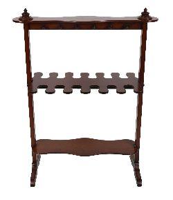 GEORGIAN MAHOGANY BOOT RACK