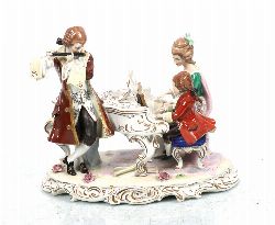 CAPODIMONTE PORCELAIN GROUP