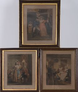 AFTER GEORGE MORLAND (1763-1804) - SET OF SIX ENGRAVINGS BY J. R. SMITH
