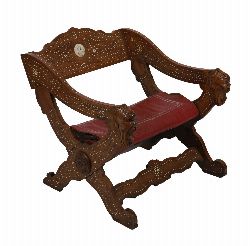 19TH-CENTURY DAMASCUS CHAIR