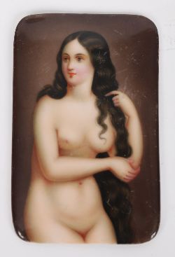 PORTRAIT MINIATURE ON PORCELAIN