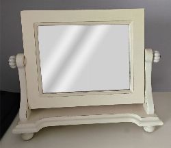 PAINTED SWIVEL DRESSING MIRROR