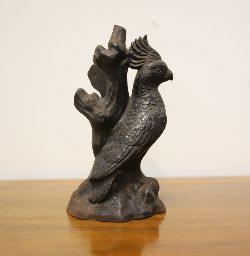 19TH-CENTURY CAST IRON DOOR STOP