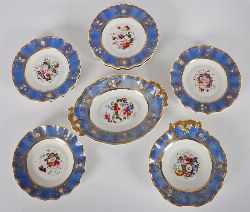 10-PIECE EARLY 19TH-CENTURY DESSERT SERVICE