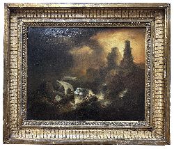 18TH-CENTURY NOCTURNAL SEASCAPE, GERMAN OR DUTCH SCHOOL