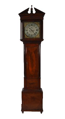 GEORGIAN LONGCASE CLOCK BY PATT BOYLAN, DUBLIN