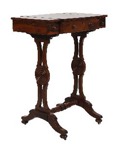 REGENCY ROSEWOOD WORKTABLE