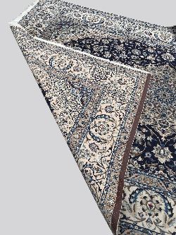 SILK AND WOOL NAIN CARPET, NORTH-CENTRAL PERSIA 