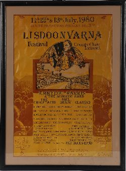 LISDOONVARNA FESTIVAL POSTER, 1980