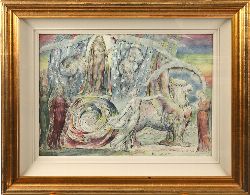 VISIONARY MYTHOLOGICAL SCENE, ATTRIBUTED TO DANTE'S DIVINE COMEDY
